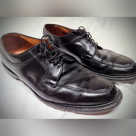 Men's Size 11.5 Allen Edmonds Norse Black Leather Dress Shoe Excellent Condition - Picture 3 of 11